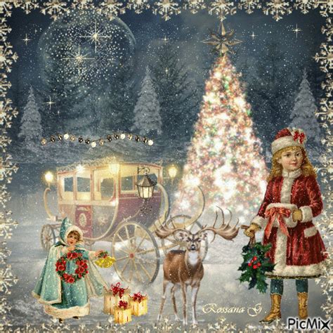 vintage christmas gif|Vintage Christmas GIF